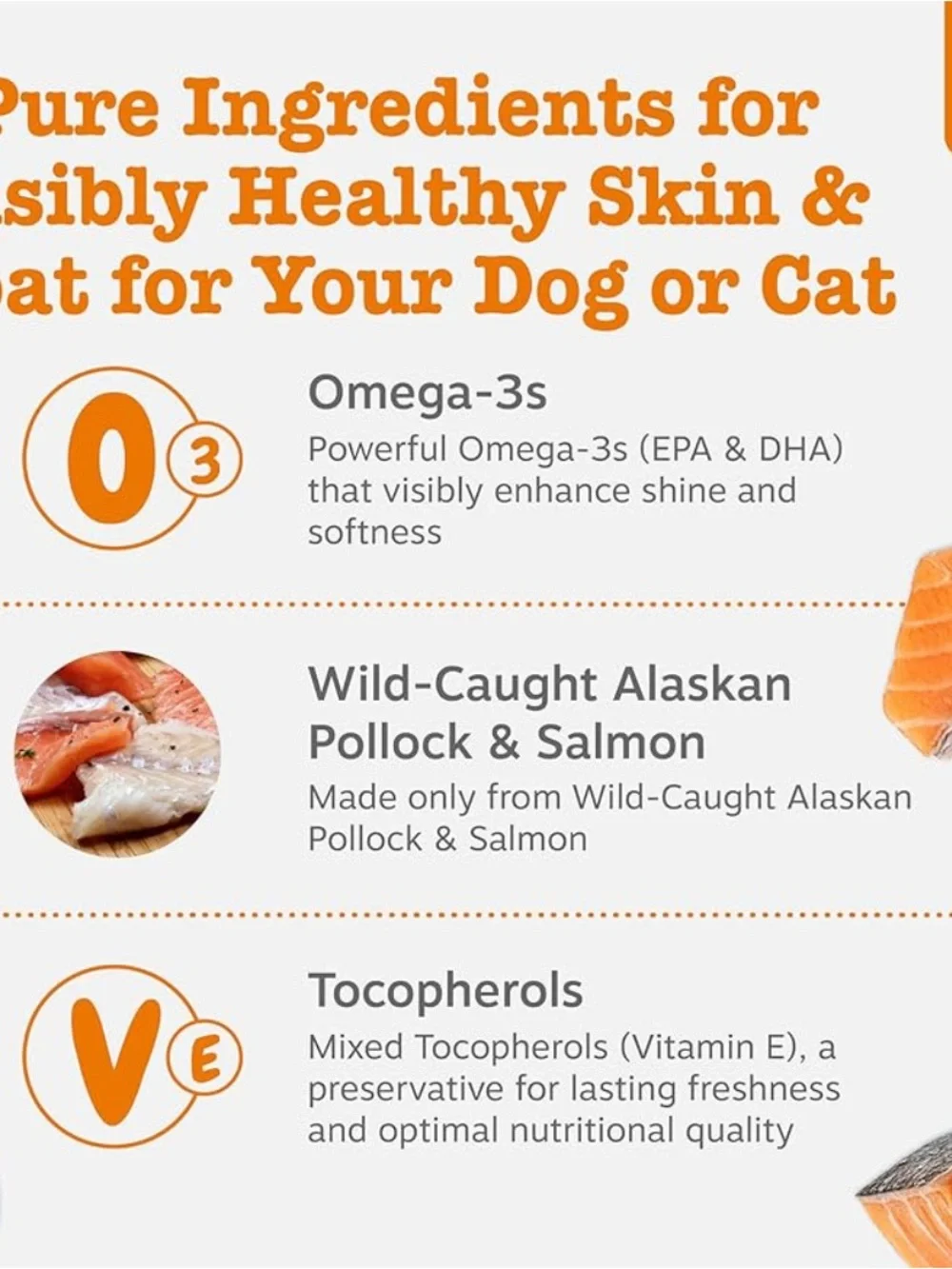 Wild Alaskan Omega-3 Blend Pollock + Salmon Oil - Orange